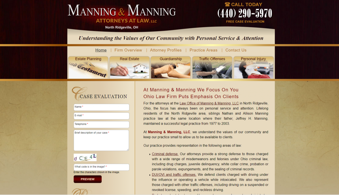 Manning & Manning We Focus On You