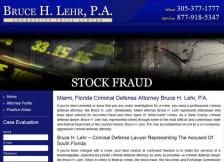 Bruce H. Lehr, P.A. - Stock Fraud